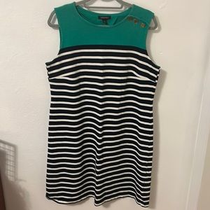 Lands' End Striped Dress size L